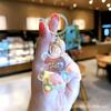 Llavero de Oso Pintado al Óleo Colgante de Campana para Aliviar el Estrés Regalo Venta Directa de Fábrica Mismo Estilo que Xiaohongshu Regalo Lindo y Divertido