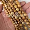 Polvo de Piedra Natural Cristal Cuentas Sueltas Pulsera Semiterminada Cuentas Redondas Hecho a Mano DIY Accesorios de Joyería Cuentas Sueltas Venta al por Mayor