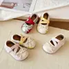 Zapatos Planos de Princesa para Niñas Versátiles Zapatos de Cuero para Bebé Niñas Pequeñas 2026 Zapatos para Caminar de Bebé Nuevos Primavera Otoño Casual Zapatos para Niños
