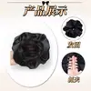 Explosões de loja de balanço anel de cabelo de salsicha grande de cetim preto estilo simples francês alto senso corda de cabelo de bola baixa acessórios de cabelo atacado