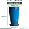 Vasos de Flores Plásticos Altos Personalizados, Vasos Redondos para Árvores, Vasos de Flores Grandes Translúcidos para Varanda, Escritório, Árvore da Felicidade, Ave-do-Paraíso