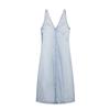 Vestido de Mezclilla con Tirantes de Moda Europea y Americana Decorado con Nuevos Productos Transfronterizos de Primavera con Agujeros