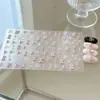 Adesivos de Unha Mini Laço Rosa Fofo Botão Ins DIY Capa de Celular Diário Traseira Adesivo Decoração à Prova d'Água