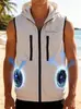 Ropa de Verano con Ventilador en Stock, Ropa de Refrigeración con Aire Acondicionado, Chaleco de Trabajo, Ropa de Aire Acondicionado para Ocio al Aire Libre, Ropa con Ventilador para Pesca