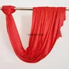 Cortina Decorativa de Seda para Boda Tela Roja Festiva Cinta Roja para Corte de Cinta de Boda Guirnalda de Boda Tela de Seda Hielo
