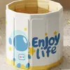 Balde de Banho Infantil Doméstico Espessado Desenho Animado Isolamento Térmico Dobrável Ecológico Pvc Balde de Banho para Bebê Balde de Banho para Bebê Lote