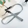 Celebridade da Internet Nova Cor Sólida Cordão para Celular Masculino e Feminino Longo para Pescoço Marca Worker Capa para Celular Chave Crachá de Trabalho Cartão Escolar Cordão