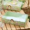 Caja de Empaque Nueva Estilo Pastel de Frijol Mungo, 12 Piezas, Caja de Regalo para el Festival del Bote del Dragón, Caja de Pastel de Hielo de Frijol Mungo Horneado Hecho a Mano, Caja de Pastelería China