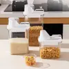 Cubos de Grano, Frijol y Arroz de Grado Alimenticio, Almacenamiento para Cocina Doméstica, Sellados, a Prueba de Humedad y a Prueba de Insectos, Cajas de Almacenamiento para Refrigerador de Cocina