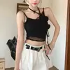 Camisola Floral Tridimensional de Moda para Mujer, Top Versátil de Color Sólido de Corte Ajustado para Verano y Otoño con Copas