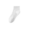 Calcetines de algodón puro para mujer 2026 primavera/verano 10A antibacterianos, transpirables, de media pantorrilla, color liso, versátiles calcetines deportivos de Zhuji Socks Industry