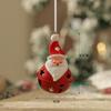 Pingente de sino de natal vintage boneco de neve de ferro velho pingente de sino decoração de árvore de natal pingente enfeite de natal