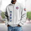Nuevo Producto 2026 Transfronterizo Europeo y Americano Tallas Grandes Uniforme de Equipo de la NBA Estampado Digital 3D Holgado Sudadera Deportiva con Cremallera