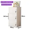 Gabinete Sencillo de Altura Ajustable con Puertas y Cerraduras, Gabinete de Almacenamiento, Archivador, Gabinete de Madera de Combinación Libre, Gabinete para Balcón
