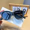 Gafas de Sol Infantiles Color Caramelo Translúcido Dopamina Venta al por Mayor Moda Retro Versátiles Sombrilla Protección Solar Infantil Bebé