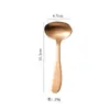 Acero Inoxidable 304 Cuchara Pequeña Estilo Japonés Redonda Lijada Cuchara para Postre Nido de Pájaro Cuadrada Cuchara para Helado Creativa Cuchara para Yogur