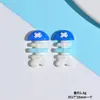 Dibujos Animados Resina Concha Marina Accesorios Pequeños Bricolaje Pegamento de Crema Agujero Hebilla de Zapato Papelería Taza de Agua Parche de Joyería Material