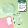 Suplemento alimenticio para bebés pastel al vapor papel de aceite para bebés especial para hornear a juego papel absorbente de aceite tazón para pastel al vapor galleta papel de aceite de silicona resistente a altas temperaturas