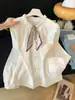 Outono 2026 Novo Estilo Coreano Solta Emagrecedora Versátil Camisa Casual para Mulheres com Design Único Manga Longa Top Tendência