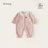 Ropa para Niños Bangxuan Pelele para Recién Nacidos Estilo Otoño Bordado Mono para Bebé Niña Ropa de Exterior para Bebé Traje para Gatear de Bebé