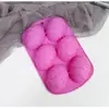 Molde de Ovo de Páscoa Silicone Molde de Bolo Sobremesa Ferramentas de Confeitaria DIY Moldes de Ovo de Páscoa