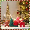 Guyu Set de Regalo de Velas Aromáticas Navideñas de 4 Piezas Decoración Navideña Personalizada para el Hogar