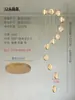 Luminária de escada rotativa vazada para villa lustre longo para sala de estar alta edifício duplex moderno luxo leve loft andar de salto Vazado