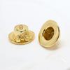 Cobre banhado a ouro real um Piao barroco mecânico engrenagem cap DIY Handmade jóias Pin Acessórios Material