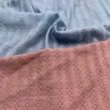 Tejido Jacquard de Malla de Espiga Acanalada Tejido de Punto Grueso Nuevo para Primavera y Verano Moda para Mujer Camiseta Camiseta Interior Tejido de Suéter de Diamante