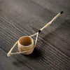 Drenador de Té de Bambú Creativo Filtro de Raíz de Bambú Posos de Té Juego de Té Filtro Mini Ceremonia del Té Salida de Fábrica