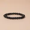Pulseras de Obsidiana Dorada para Hombres y Mujeres, Cuentas Individuales, Cuentas Sueltas Ojo de Gato, Pulseras de Pareja, Lujo Ligero, Sensación de Alta Gama, Obsidiana Natural al por Mayor