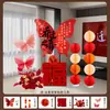 Conjunto de pilares de KT para celebração de inauguração de casa para decoração de atmosfera de sala de estar e quarto, ornamentos para cerimônia de mudança para casa nova