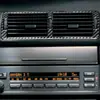 Adequado para BMW 98-03 Série 5 M5 E39 peças de modificação interna em fibra de carbono adesivos decorativos de saídas de ar centrais