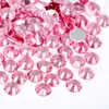 Rhinestones Redondos Planos Serie Roja al por Mayor para Uñas Artísticas DIY Accesorios de Rhinestone de Cristal