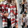 Itens Mais Vendidos da Estação Wish: Jaquetas de Xadrez de Manga Longa para Outono e Inverno, Jaquetas Camisa