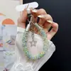 Pulseira de celular colorida e estilosa, cordão de pulso, alça de mão curta multifuncional, pingente de chaveiro, nova pulseira de celular