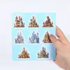 Pegatinas de Forma Especial de Uso Completo y Medio Uso Pegatinas de Sellado con Lema Dingzhi Pegatinas Decorativas Impermeables Láser Opcionales para Manual
