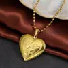 Moda Transfronteriza Estilo Hong Kong Marco de Fotos Caja de Amor Retro Collar Cadena de Clavícula con Forma de Corazón Personalizada Europea y Americana San Valentín Conmemorativo