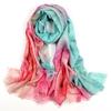 Bufanda de Lana 80% Estampado Digital al por Mayor Otoño e Invierno Chal de Cachemira para Mujer Planta Floral Artístico Retro