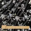 Bordado de Lantejoulas de Alta Resistência Tecido de Veludo Imitação de Seda Novo Estilo Chinês Estilo Nacional Jaqueta Colete Qipao Tecido de Nylon Atacado