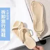 Pantuflas de Viaje Plegables para Mujer, Chanclas Portátiles de Verano para Nadar, Chanclas Desechables para Ducha, Sandalias de Hotel para Viajes de Negocios para Hombre