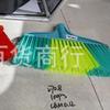 Vassoura Plástica Doméstica, Cabo de Vassoura Plástico, Suprimentos de Limpeza, Vassoura para Varrer Pisos, Cabeça de Vassoura Universal de Cerdas Duras Atacado