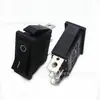Interruptor de barco de alta qualidade 9,5*21mm, duas pernas KCD1-110, interruptor basculante à prova d'água, interruptor de rearme automático