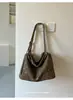 Bolsa estilosa com estampa de leopardo para mulheres 2026 nova tendência versão coreana estilo universitário bolsa tote bolsa de mão casual de grande capacidade bolsa de ombro
