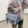 Ins bolsa de mensajero para estudiante universitario clase mochila de ocio bandolera bolsa Rui para campamento femenina Harajuku retro bolsa de mensajero masculina