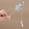 Horquilla de aleación estilo antiguo, nuevo accesorio elegante estilo chino para cheongsam y falda de crin de caballo, horquilla para recogido, accesorio para disfraz antiguo Hanfu, palillo para el pelo, adorno para la cabeza