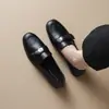 Weiwei Lady 1257-5 Mocasines estilo británico para mujer, zapatos planos de otoño para commuting, cuero suave, sin cordones