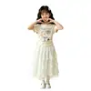 Conjunto de Dos Piezas de Verano para Niñas, Camiseta de Dibujos Animados con Mangas Cortas, Falda de Pastel Estilo Princesa, Moderno y Único para Niños Mayores, Dulce y Lindo