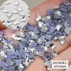 Joias para Nail Art de Fundo Branco Quente Transfronteiriças Atacado Formato de Fundo Plano Oval Gotas d'Água Lavável Decoração de Broca de Unha de Rede