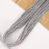 Banda elástica redonda de 0.8-2.0 mm, cordón elástico de látex colorido para joyería, manualidades hechas a mano y pulseras